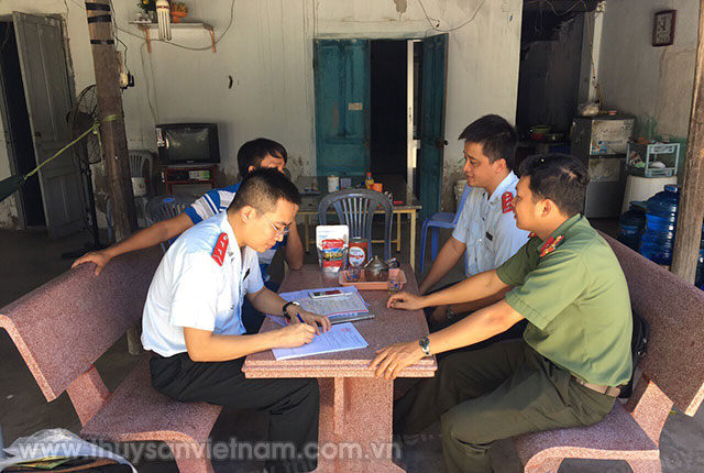 Tiến hành thanh tra đột xuất đối với Công ty TNHH Sản xuất và Kinh doanh Giống thủy sản Huy Thắng 