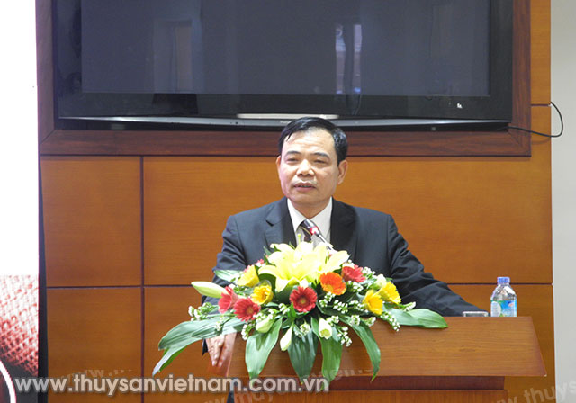 Bộ trưởng Bộ NN&PTNT Nguyễn Xuân Cường phát biểu tại buổi lễ