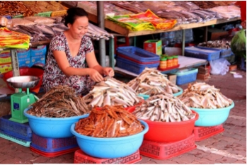 Chợ hải sản khô Vũng Tàu có giá cả như thế nào?