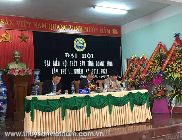 Đại hội Hội thủy sản tỉnh Quảng Bình lần thứ nhất nhiệm kỳ 2018 - 2023 diễn ra tại TP Đồng Hới