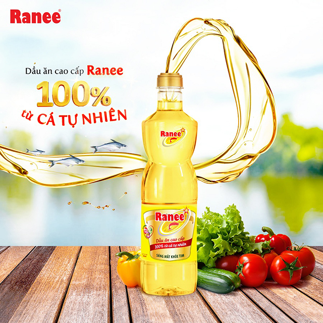 Dầu ăn cao cấp Ranee chiết xuất từ 100% tinh dầu cá