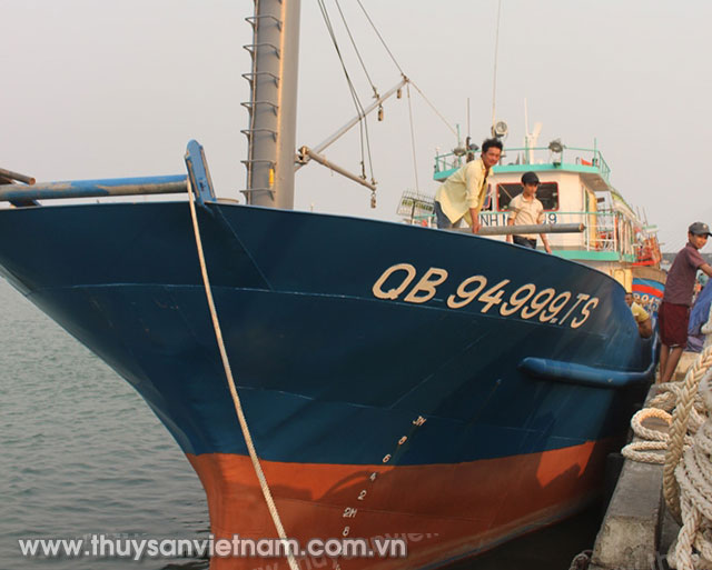 Tàu vỏ thép cua ngư dân Mai Văn Tuấn