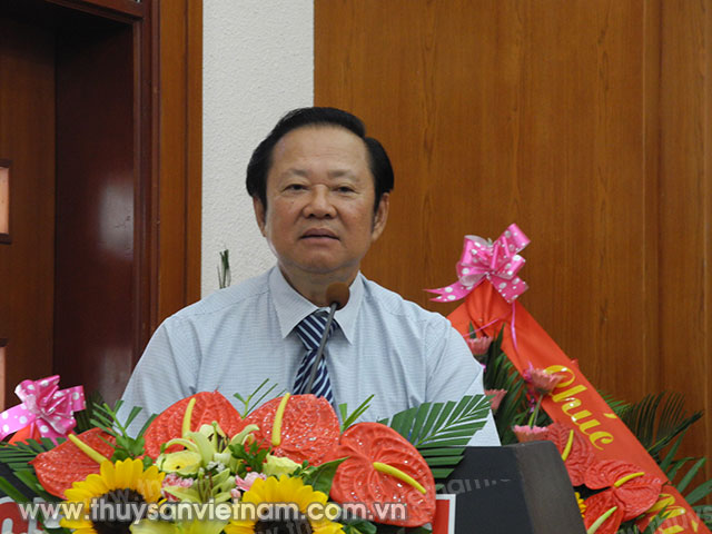 TS Nguyễn Việt Thắng, Chủ tịch Hội Nghề cá Việt Nam phát biểu tại Đại hội