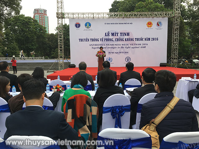 Toàn cảnh lễ mít tinh “Truyền thông phòng chống kháng thuốc” tại Việt Nam năm 2016 Toàn cảnh lễ mít tinh “Truyền thông phòng chống kháng thuốc” tại Việt Nam năm 2016