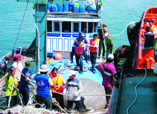 ngư dân bình an trở về