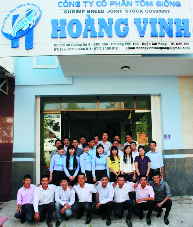 công ty tôm giống trà vinh