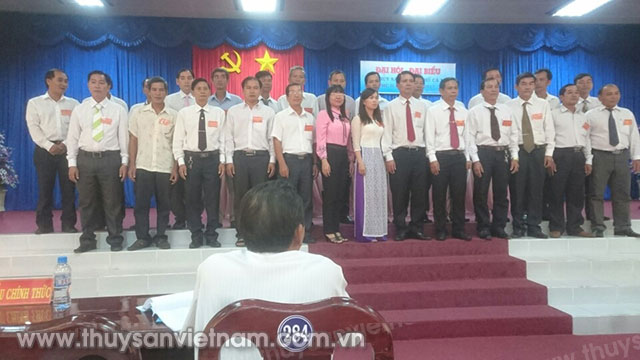 Ban chấp hành đại hội Hội Thủy sản thành phố Cà Mau ra mắt Ban chấp hành đại hội Hội Thủy sản thành phố Cà Mau ra mắt